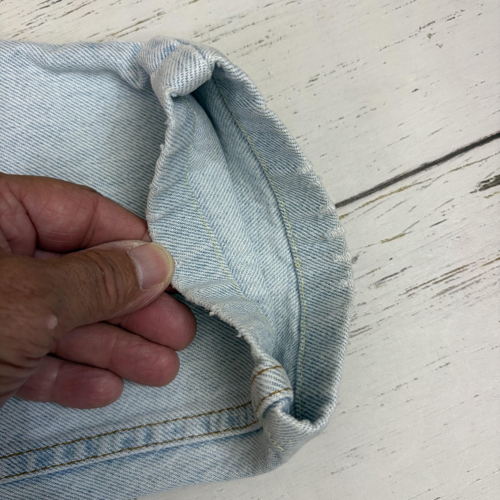 Levi's 512 Slim Fit Tapered Jeans Juniors 15 32X29 Hemmed High Rise Vintage - Picture 11 of 11
